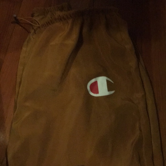 tan champion sweatsuit